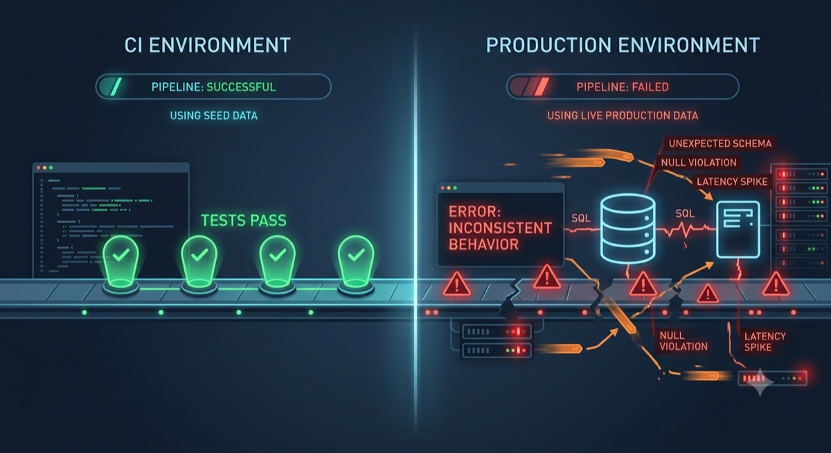 Your dbt Tests Pass in CI. They Fail in Production. Here is Why.